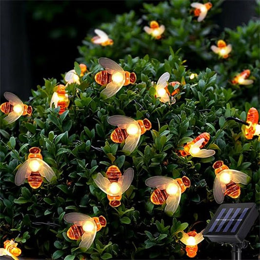 guirlande lumineuse extérieur solaire | Lueur Mielée™ - Espace Lumineux