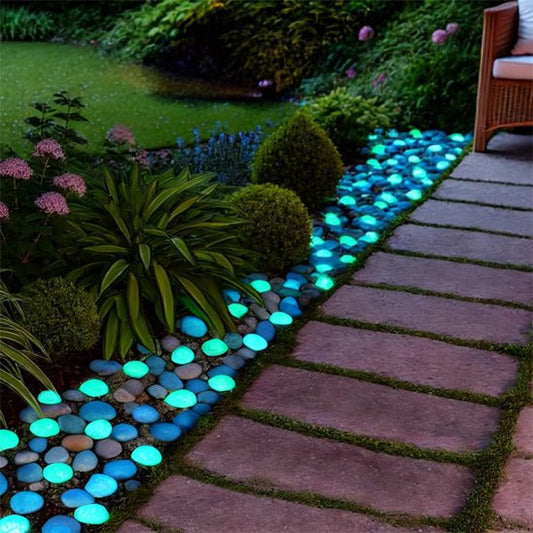 pierres lumineuses | Éclats Nocturnes - Espace Lumineux